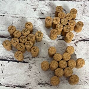 💰5/$20 Set of Three Handmade Champagne Cork Snowflakes